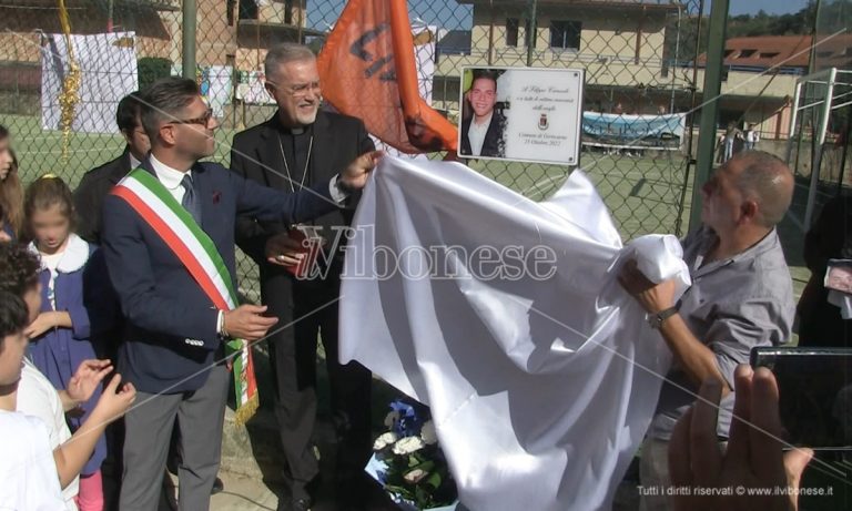 Filippo Ceravolo, il campo sportivo di Gerocarne intitolato alla sua memoria – Video