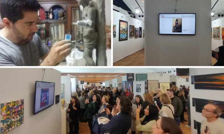 Lo scultore vibonese Gaudioso tra i protagonisti della fiera d’arte di Parigi