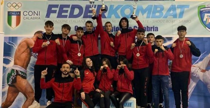 Campionati regionali di KickBoxing, sul podio gli atleti della Asd Fenix Vibo