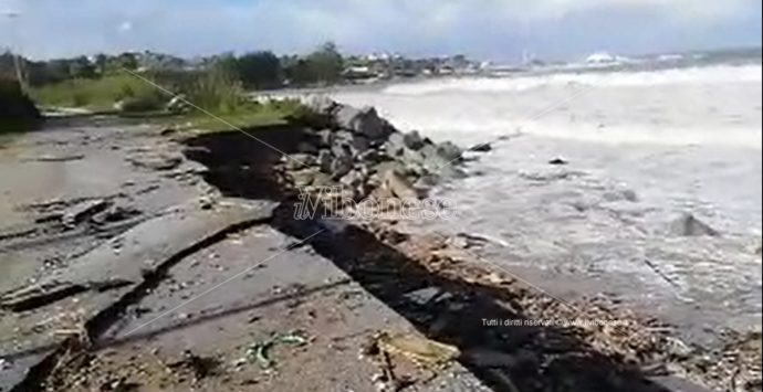 Maltempo nel Vibonese, De Nisi: «Istituire task force dedicata all’erosione costiera»
