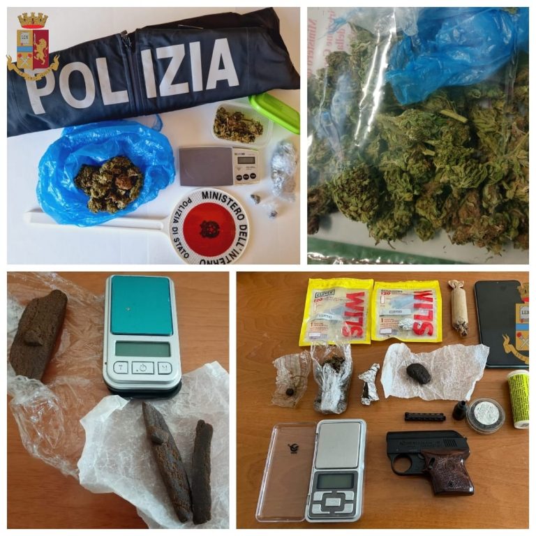 Spaccio di droga e detenzione abusiva di armi nel Vibonese, controlli della polizia