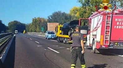 Incidente lungo l’A2 nei pressi di Sant’Onofrio, coinvolte due auto