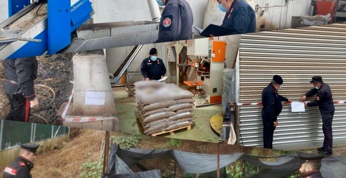 Frantoi e scarichi illegali: sequestri e sanzioni dei carabinieri nel Vibonese