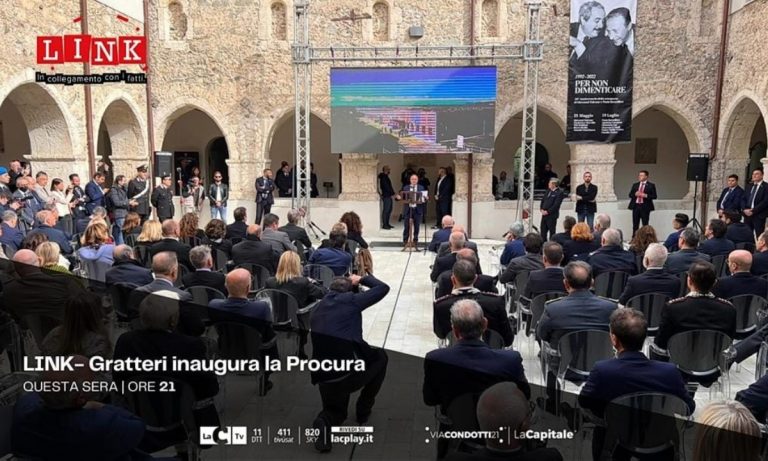 Nuova Procura di Catanzaro, l’evento dell’inaugurazione su LaC Tv