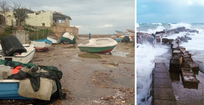 Maltempo a Briatico, il  bilancio del sindaco: «Porto devastato e strade divelte»