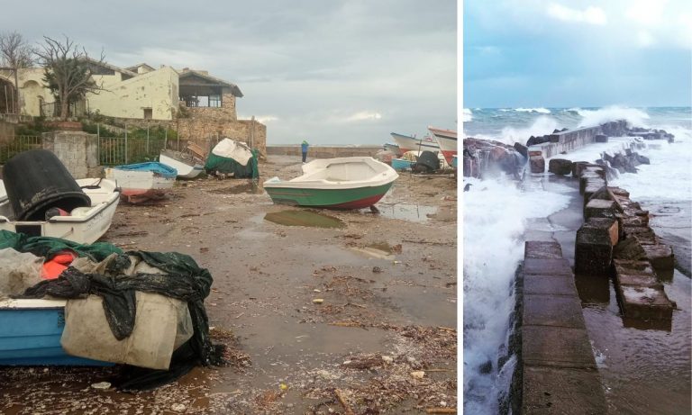 Maltempo a Briatico, il bilancio del sindaco: «Porto devastato e strade divelte»