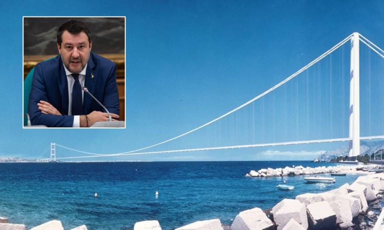 Ponte sullo Stretto, Salvini: «L’obiettivo è far partire i cantieri entro l’estate del 2024»