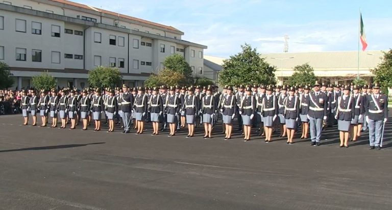 Alla Scuola di Polizia di Vibo il giuramento degli allievi del 218° corso