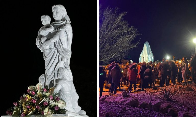 Arte e fede, a Spilinga inaugurata la statua della Madonna della fontana