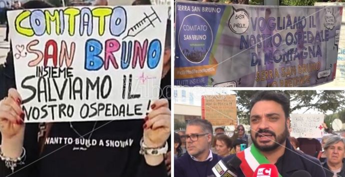 Il Comitato San Bruno dopo il sit-in a Catanzaro: «Dalla Regione rassicurazioni sull’ospedale di Serra»