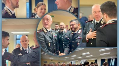 Base militare Luigi Razza, il generale Pietro Salsano incontra i carabinieri