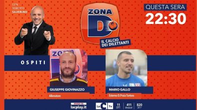 L’allenatore Giovinazzo e l’esterno Gallo ospiti del programma Zona D: stasera su LaC Tv