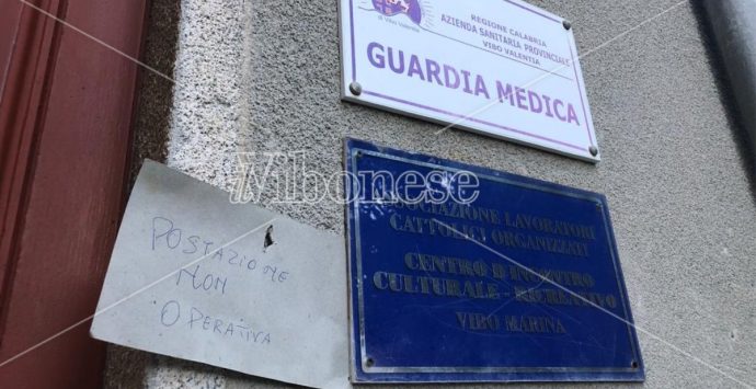 Vibo Marina, ancora una volta la Guardia medica rimane chiusa. L’avviso: “Postazione non operativa”