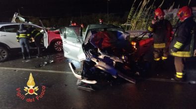 Incidente stradale a Catanzaro, due feriti gravi nello scontro tra auto