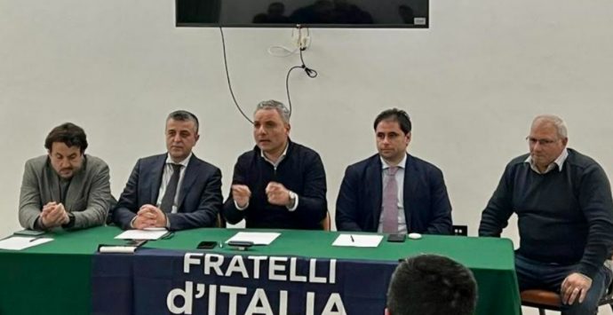 Elezioni provinciali a Vibo, i rappresentanti di Fratelli d’Italia incontrano L’Andolina