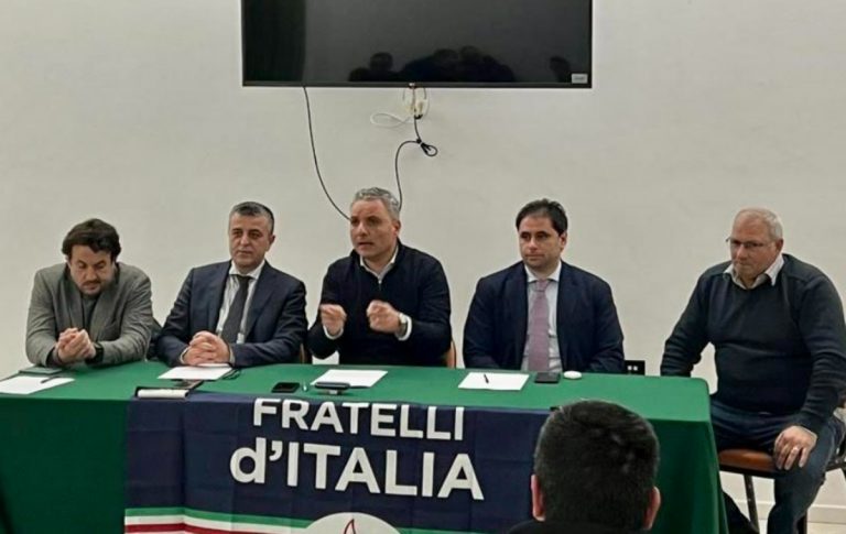 Elezioni provinciali a Vibo, i rappresentanti di Fratelli d’Italia incontrano L’Andolina