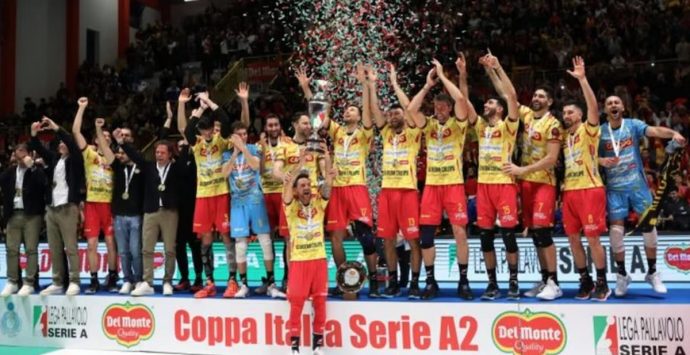 La Volley Tonno Callipo conquista la Coppa Italia, Limardo: «Orgogliosi e grati per questa splendida vittoria»
