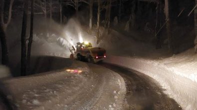 Operai dell’Enel bloccati nella neve su Monte Pecoraro: interviene l’Anas