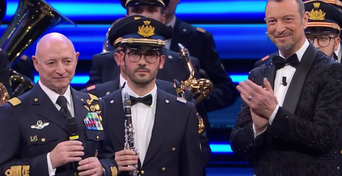 Il clarinetto vibonese Francesco Bertuccio al Festival di Sanremo