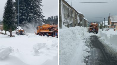 Neve, i mezzi dell’Anas raggiungono Nardodipace per sbloccare le strade