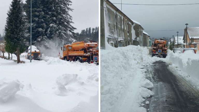 Neve, i mezzi dell’Anas raggiungono Nardodipace per sbloccare le strade