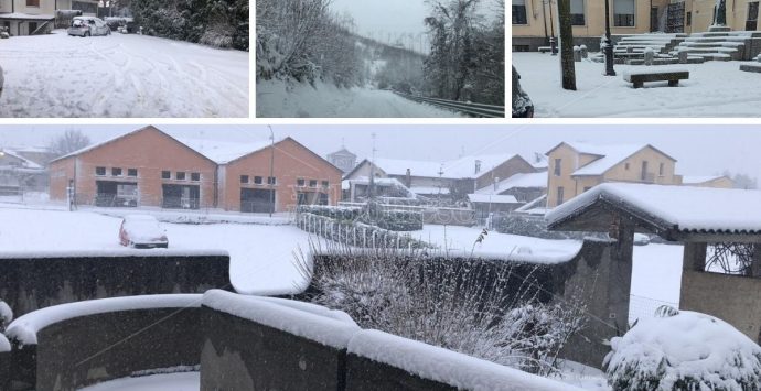 Neve e freddo anche nel Vibonese: Serre imbiancate e forti venti sulla costa -Video