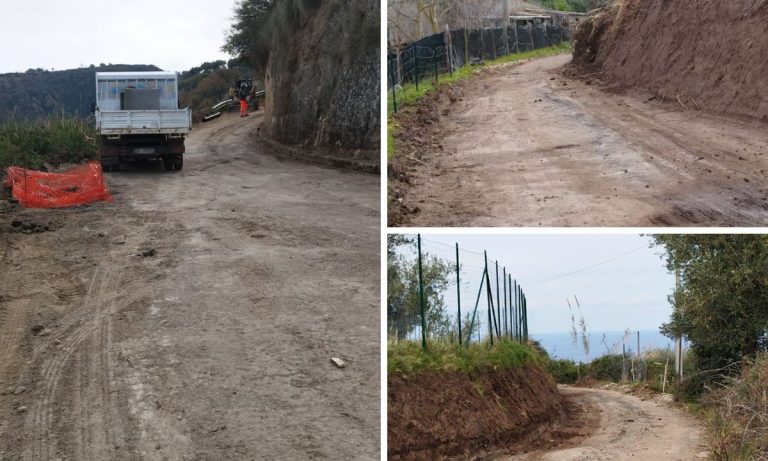 Viabilità, a Parghelia al via i lavori su due strade interpoderali comunali