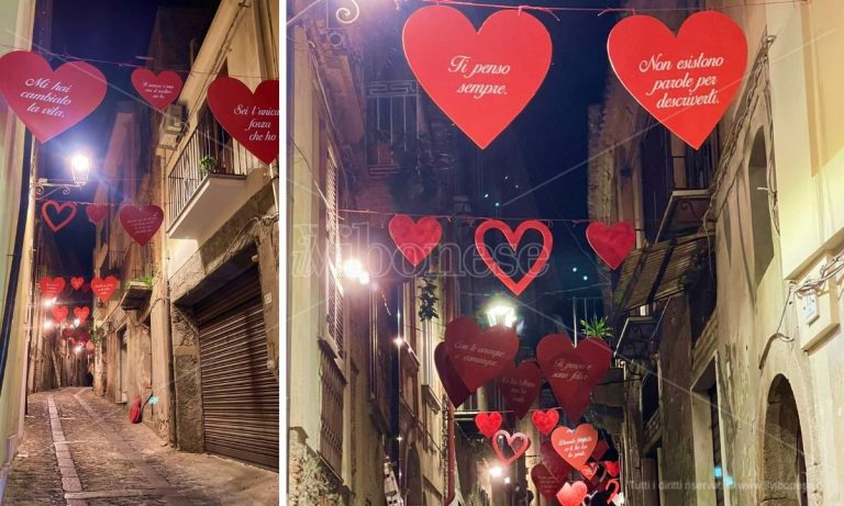 Nicotera, arriva la Via dell’Amore: regalo di San Valentino per gli innamorati