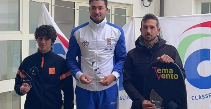 Campionato di kite foil, per Ferrone del Circolo velico Santa venere un ottimo terzo posto