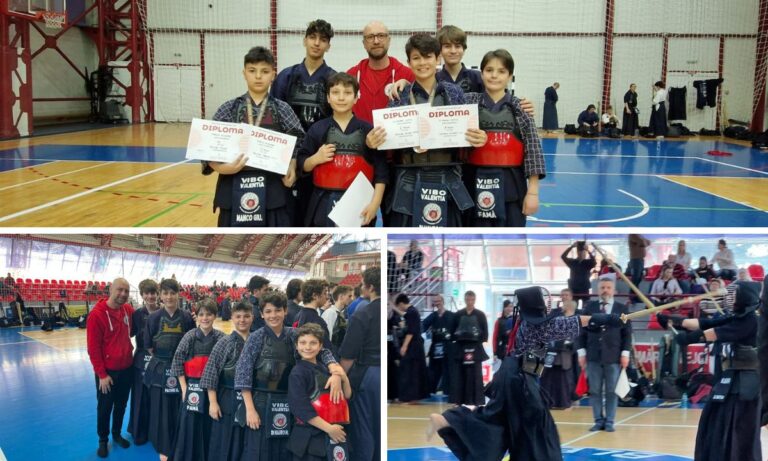 Kendo, la scuola marziale vibonese conquista premi e menzioni speciali in Romania