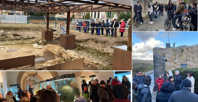 Tour nei siti archeologici di Vibo, l’evento riscuote ampia partecipazione. Il sindaco: «Un successo»