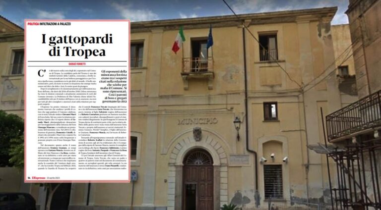 “I Gattopardi di Tropea”: L’Espresso riaccende i riflettori sul Comune e sul mancato intervento della Prefettura