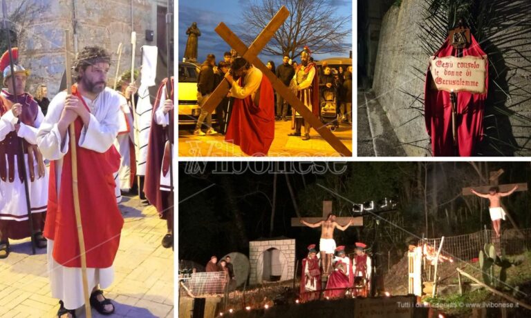 Comerconi, serata ricca di emozioni con la Via crucis animata per le vie del paese