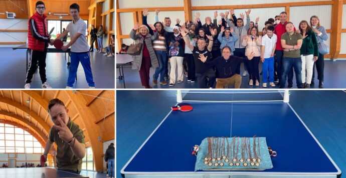 Oltre la disabilità, successo per il progetto di tennistavolo dedicato a ragazzi speciali