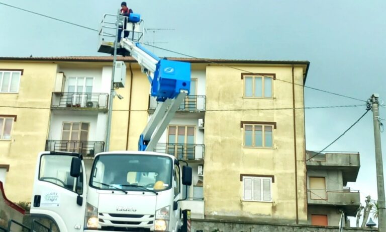 Illuminazione pubblica a Spilinga, partiti i lavori di riqualificazione