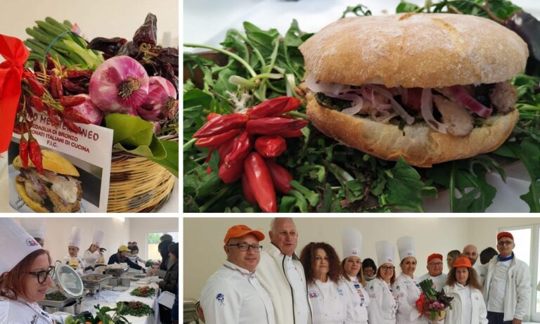 Il panino Mediterraneo premiato ai Campionati nazionali di cucina sbarca a Zambrone 