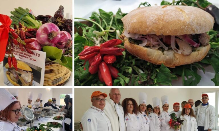 Il panino Mediterraneo premiato ai Campionati nazionali di cucina sbarca a Zambrone