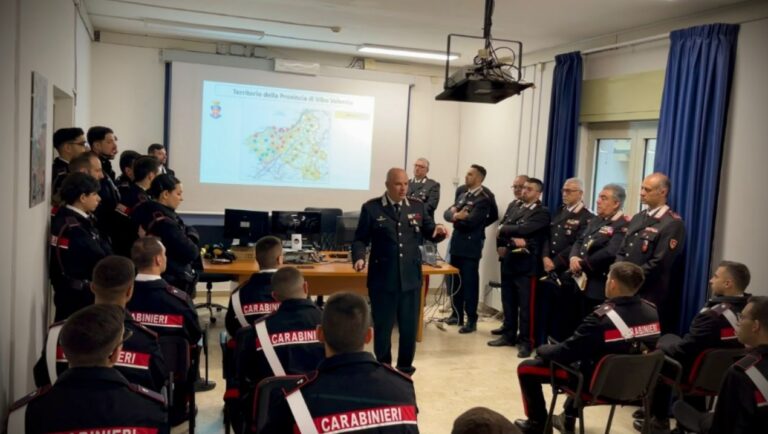 Vibo, il Comando provinciale dei carabinieri accoglie 20 nuovi militari
