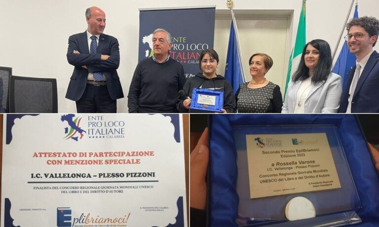 Concorso EpliBriamoci, sul podio anche la studentessa Rossella Varone di Pizzoni