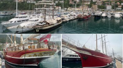 Due vele storiche ospitate nel Porto di Vibo Marina