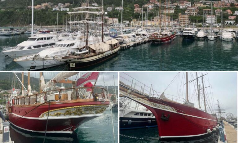 Due vele storiche ospitate nel Porto di Vibo Marina