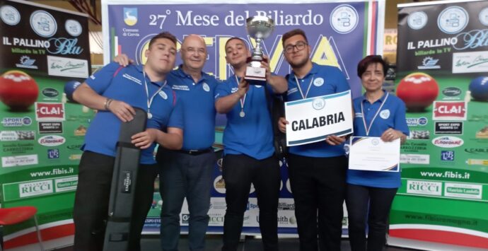 Vibo Valentia: il Liceo Statale “Vito Capialbi” trionfa ai campionati nazionali di biliardo sportivo