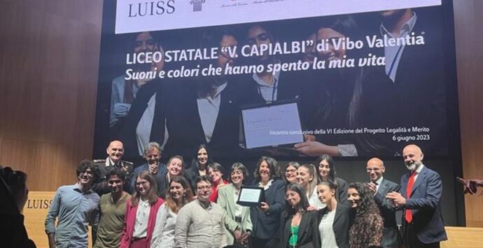 Il Liceo Capialbi di Vibo primo alla Luiss nel concorso “Legalità e merito”