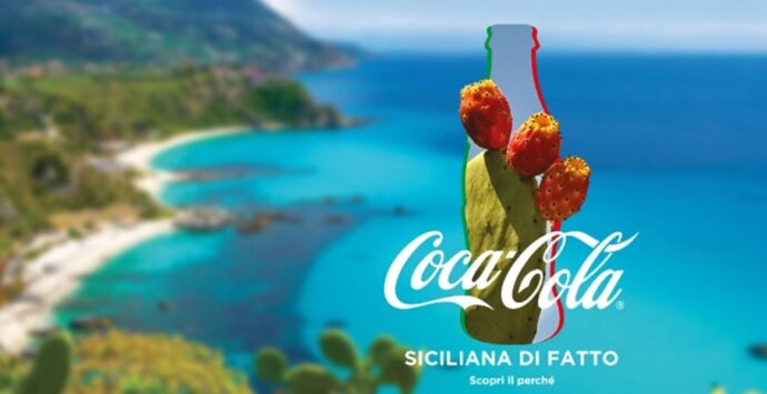 Coca Cola celebra la Sicilia ma con una foto di…Capo Vaticano