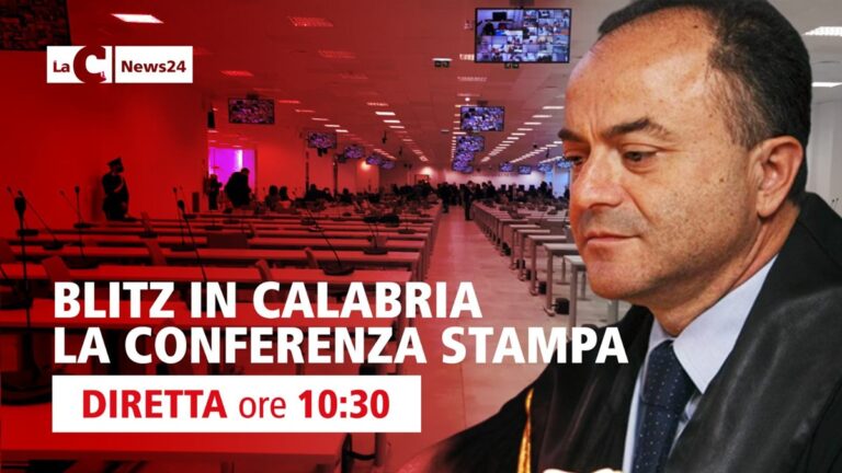 ‘Ndrangheta e appalti in Calabria: la diretta della conferenza stampa – Video