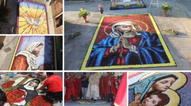 Corpus domini, fede e arte nel tradizionale appuntamento con l’infiorata di Potenzoni