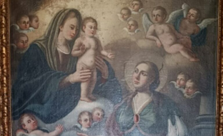 Torna a casa il dipinto della Vergine con Bambino e Santa Lucia