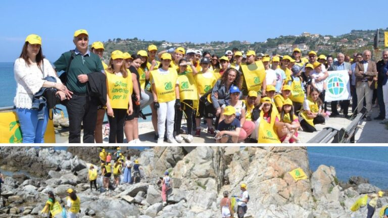 A Ricadi oltre 200 studenti impegnati nella pulizia della spiaggia di Santa Maria