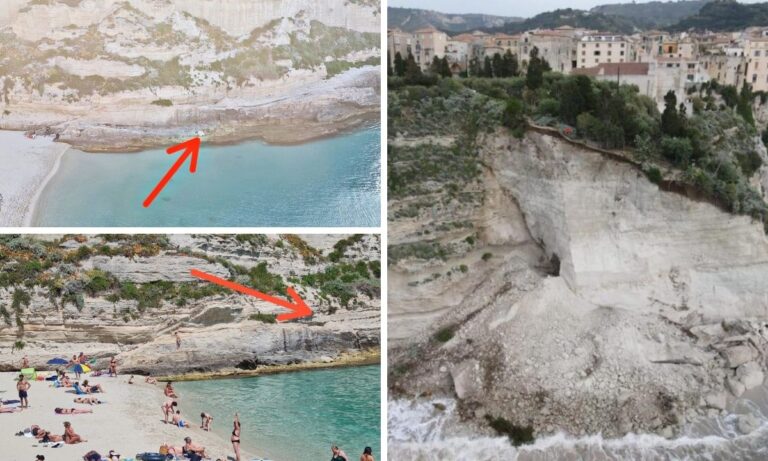 Crolli all’Isola di Tropea, Piserà al prefetto: «Serio pericolo per l’incolumità pubblica»