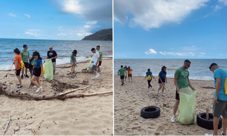 Sos a mare, volontari Udicon puliscono la spiaggia di Nicotera Marina
